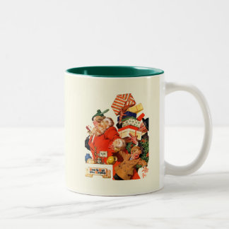 Caneca De Café Em Dois Tons Noite antes do Natal