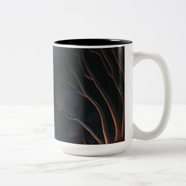 Caneca De Café Em Dois Tons Noite de Black & Moon (Direita)