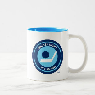 Caneca De Café Em Dois Tons Noite de Hóquei no Canadá