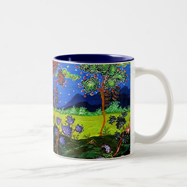 Caneca De Café Em Dois Tons Noite Dreamscape (Direita)