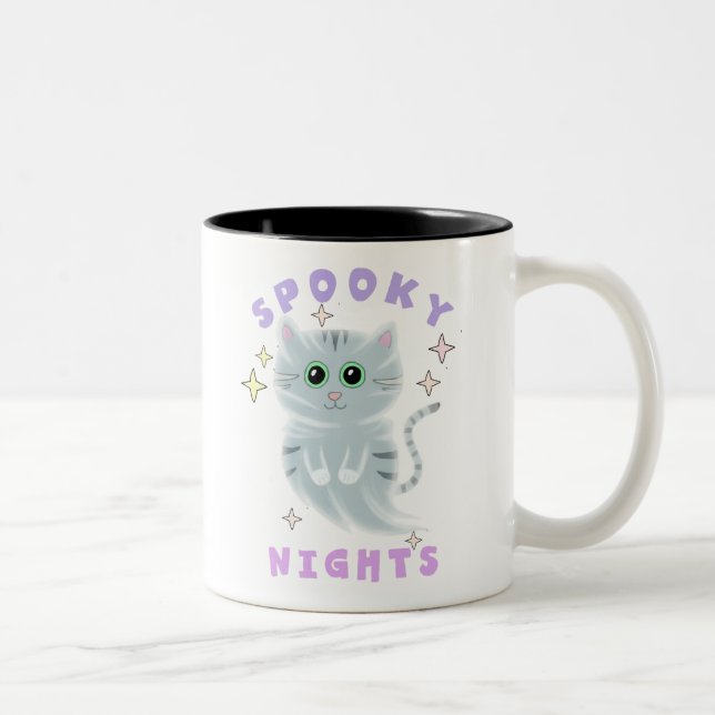 CANECA DE CAFÉ EM DOIS TONS NOITES ASSOMBRADAS (Direita)