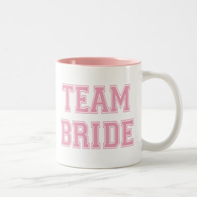 Caneca De Café Em Dois Tons Noiva da equipe (Direita)