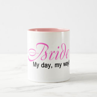 Caneca De Café Em Dois Tons Noiva (meu dia, minha maneira!)