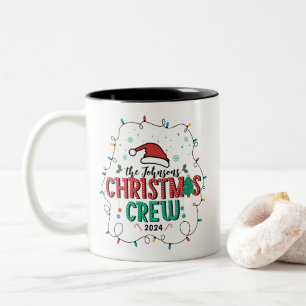 Caneca De Café Em Dois Tons Nome Correspondente do Grupo de Tripulação de Nata