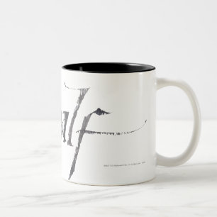 Caneca De Café Em Dois Tons Nome do Gandalf texturizado