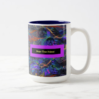 Caneca De Café Em Dois Tons Nome do seu veneno