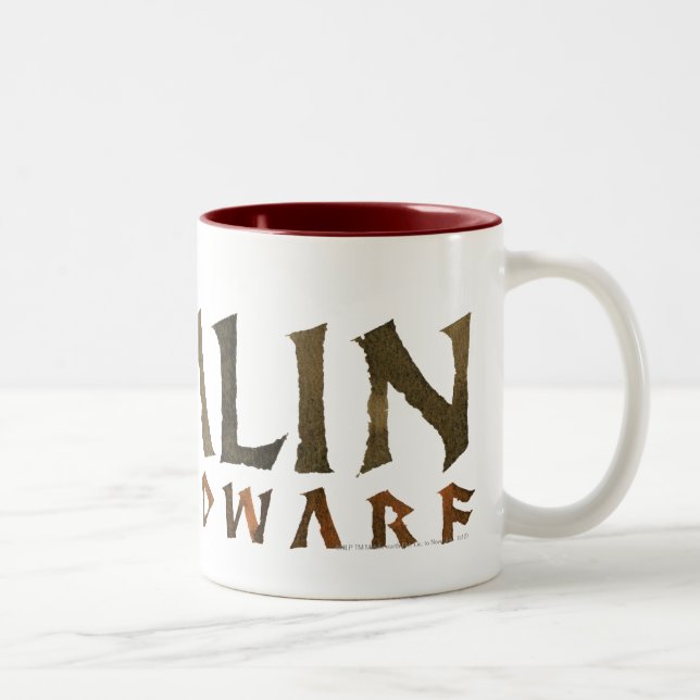 Caneca De Café Em Dois Tons Nome Dwalin (Direita)