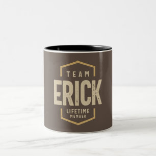 Caneca De Café Em Dois Tons Nome Personalizado do Membro do Tempo de Vida do T