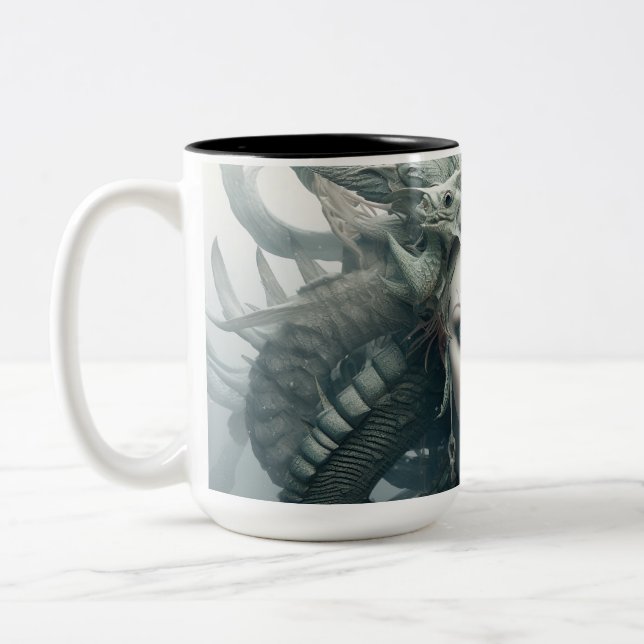 Caneca De Café Em Dois Tons Nordic Medusa (Esquerda)