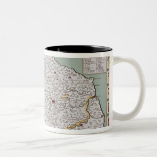 Caneca De Café Em Dois Tons Norfolk, gravado por Jodocus Hondius