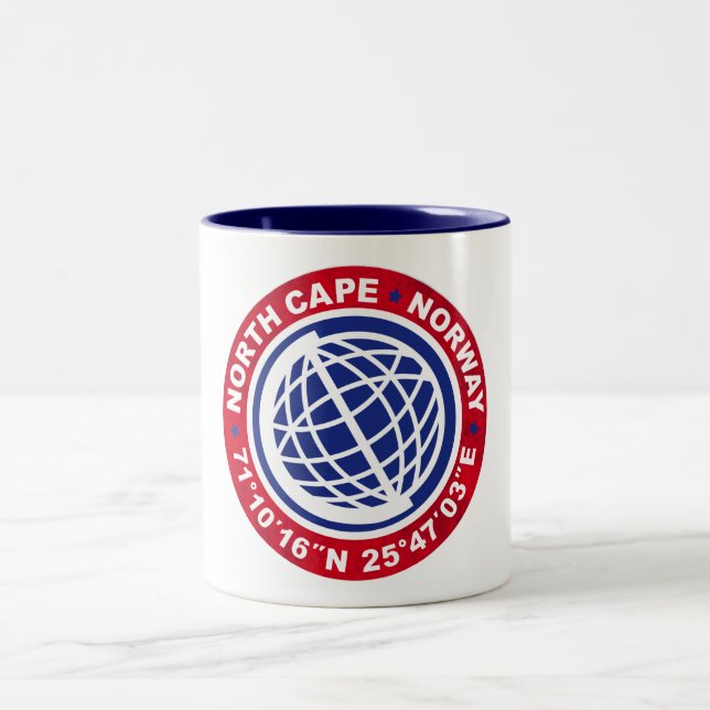 CANECA DE CAFÉ EM DOIS TONS NORTH CAPE SPECIAL NORWAY (Centro)
