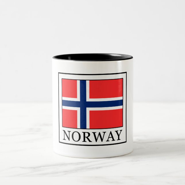 Caneca De Café Em Dois Tons Noruega (Centro)