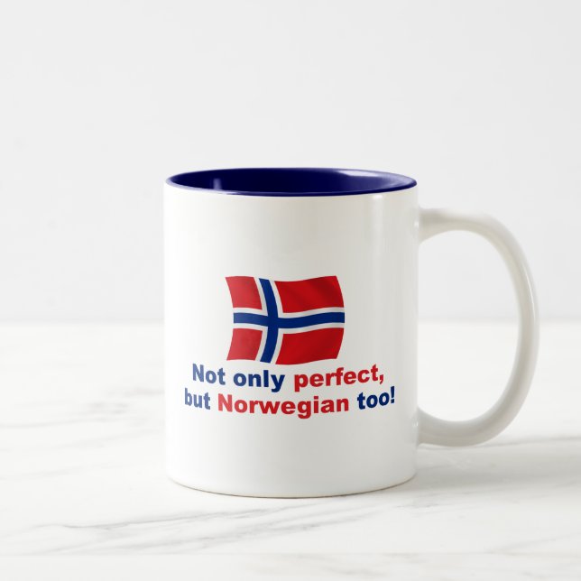 Caneca De Café Em Dois Tons Norueguês perfeito (Direita)