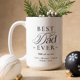 Caneca De Café Em Dois Tons Nós Amamos Você Melhor Papai de Todos Presente de