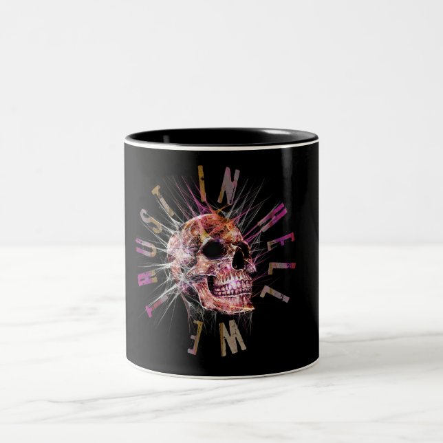 CANECA DE CAFÉ EM DOIS TONS NÓS CONFIAMOS NO INFERNO (Centro)