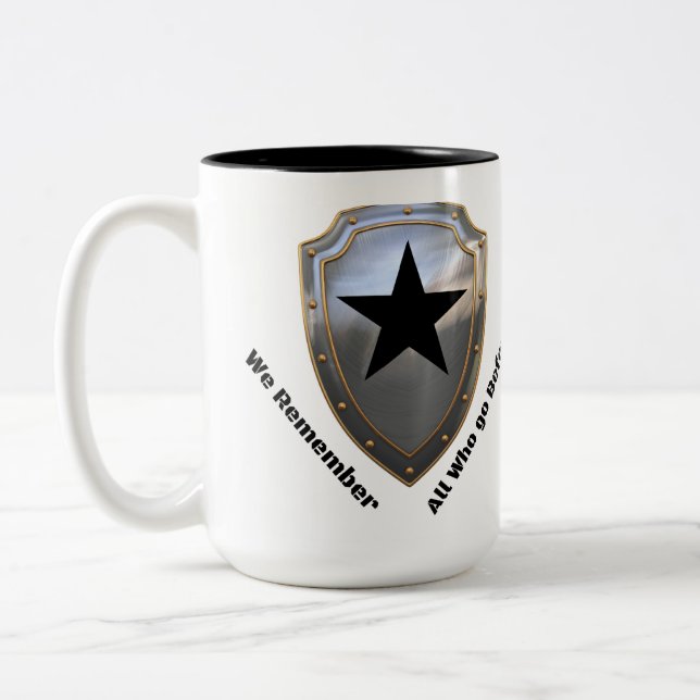 Caneca De Café Em Dois Tons Nós Lembramos (Esquerda)