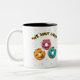 Caneca De Café Em Dois Tons nós rosquinha