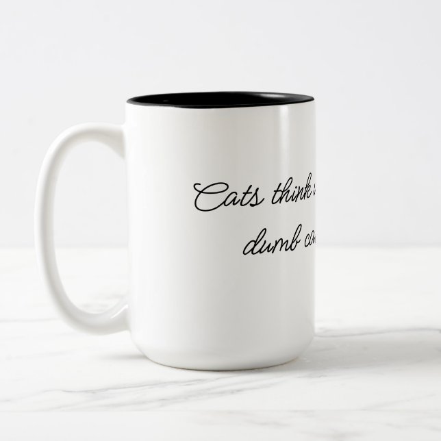 Caneca De Café Em Dois Tons Nós somos gatos (Esquerda)