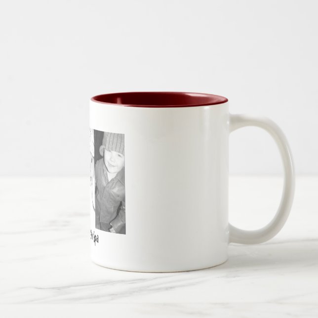 Caneca De Café Em Dois Tons nós vovô do coração (Direita)