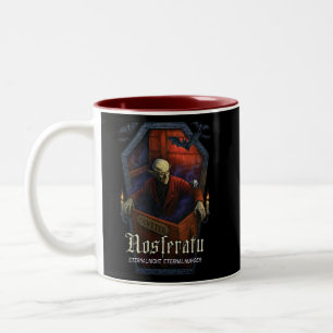 Caneca De Café Em Dois Tons Nosferatu Demeter Coffin Edition