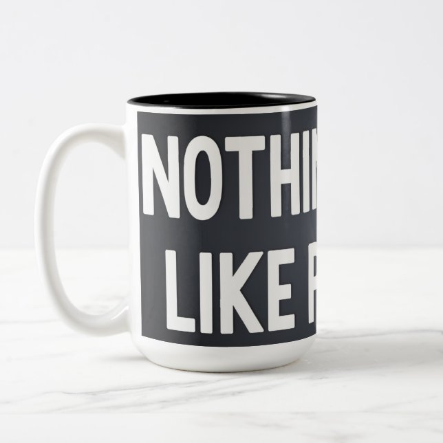 Caneca De Café Em Dois Tons Nothing Fails Like Prayer Coffee Mug (Esquerda)