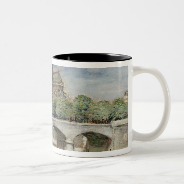Caneca De Café Em Dois Tons Notre Dame de Paris, c.1900 (Direita)