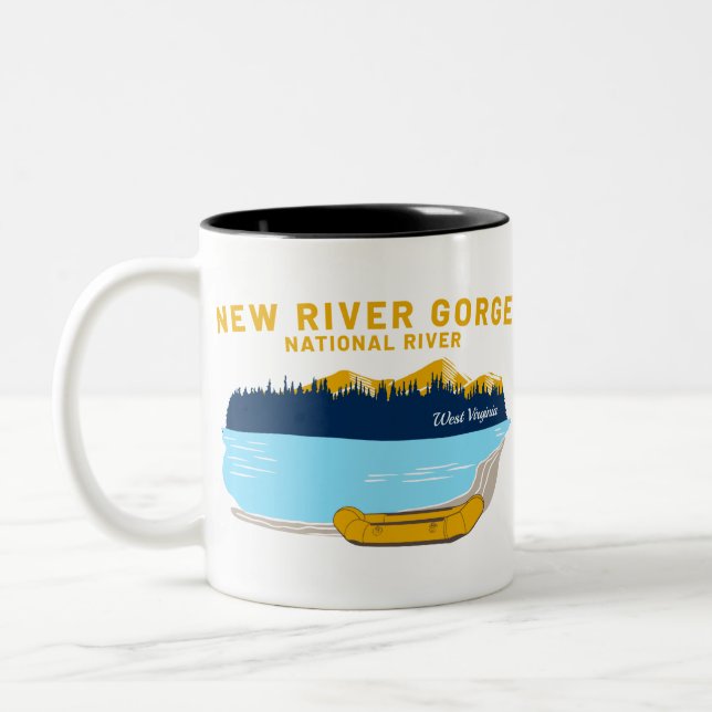 Caneca De Café Em Dois Tons Nova Bacia Hidrográfica (Esquerda)