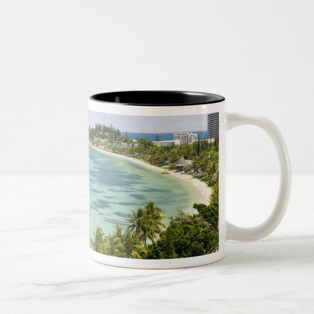 Caneca De Café Em Dois Tons Nova Caledônia, Ilha Grande Terre, Noumea. Anse 2 (Direita)