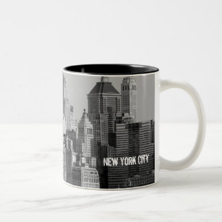 Caneca De Café Em Dois Tons Nova Iorque