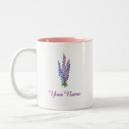 Caneca De Café Em Dois Tons Nova Scotia Lupine