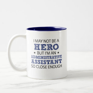Caneca De Café Em Dois Tons Novidade do Assistente Administrativo Humor