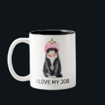 Caneca De Café Em Dois Tons Novidade engraçada Eu amo meu trabalho, gato Mug<br><div class="desc">Engraçado eu amar minha caneca de trabalho. Um presente divertido,  humorístico e moderno para homens ou mulheres. Se precisar de assistência para personalizar seu produto,  entre em contato comigo através da minha loja e eu ficarei feliz em ajudar.</div>