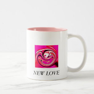 Caneca De Café Em Dois Tons Novo amor