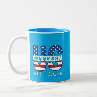 Caneca De Café Em Dois Tons Novo cidadão americano no leste de 2025 cidadão im