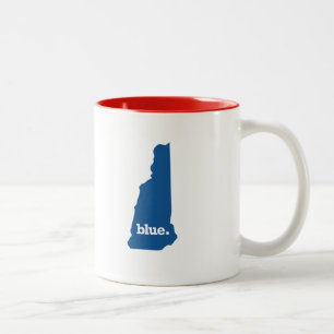 CANECA DE CAFÉ EM DOIS TONS NOVO HAMPSHIRE ESTADO AZUL
