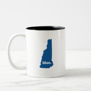 CANECA DE CAFÉ EM DOIS TONS NOVO HAMPSHIRE ESTADO AZUL