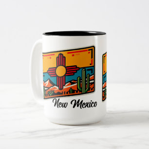 Caneca De Café Em Dois Tons Novo México