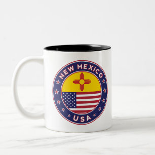 Caneca De Café Em Dois Tons Novo México