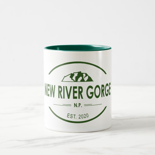 Caneca De Café Em Dois Tons Novo Parque Nacional do Gorge do Rio (Centro)