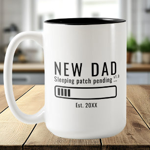 Caneca De Café Em Dois Tons Novo Sistema de Papai Atualizado Remendo para Dorm