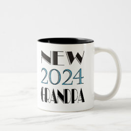 Caneca De Café Em Dois Tons Novo Vovô Mug 2024