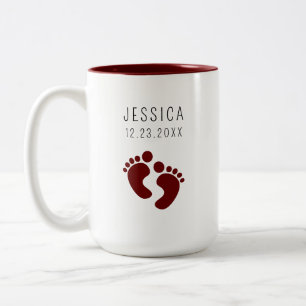 Caneca De Café Em Dois Tons Novos Pais Novos Presentes, Novo Bebê