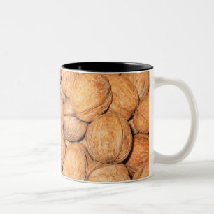 Caneca De Café Em Dois Tons Nozes