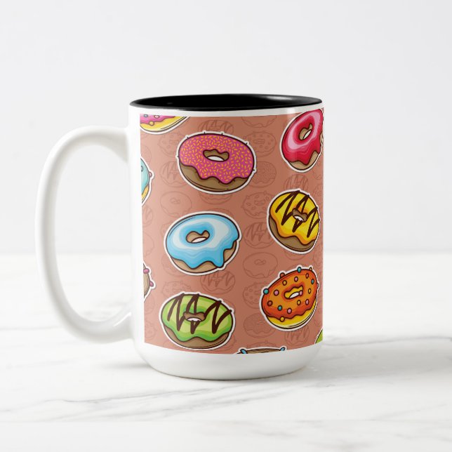 Caneca De Café Em Dois Tons Nozes (Esquerda)