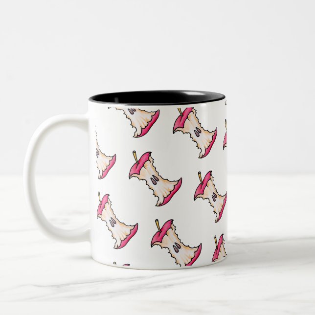 Caneca De Café Em Dois Tons Núcleo de maçã (Esquerda)