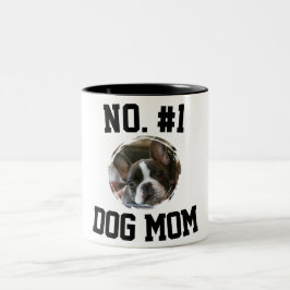 Caneca De Café Em Dois Tons Número 1 Mãe de cachorro Dia das Mães Amantes de A