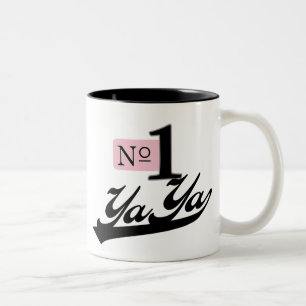Caneca De Café Em Dois Tons Número um YaYa
