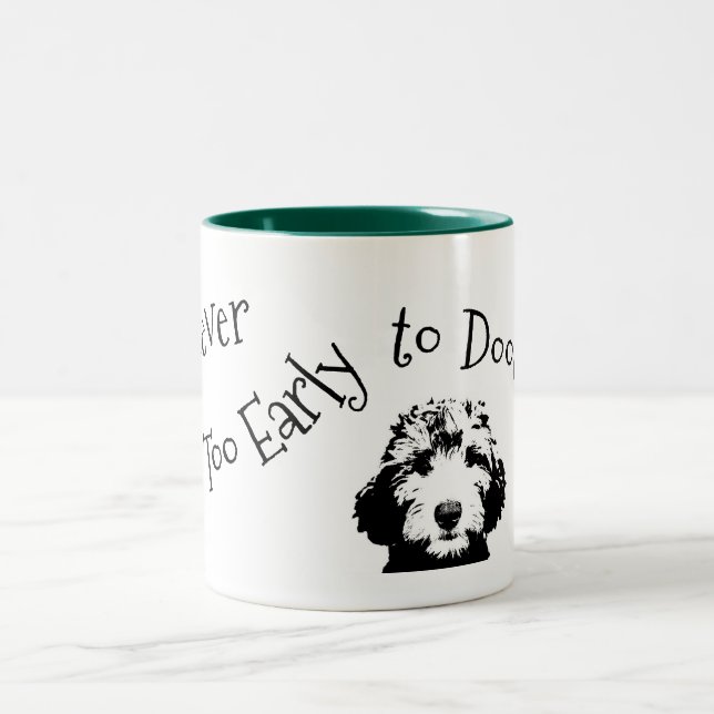 Caneca De Café Em Dois Tons Nunca Muito Cedo (Centro)