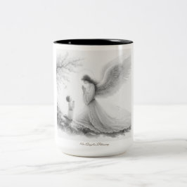 Caneca De Café Em Dois Tons Nunca Sozinho
