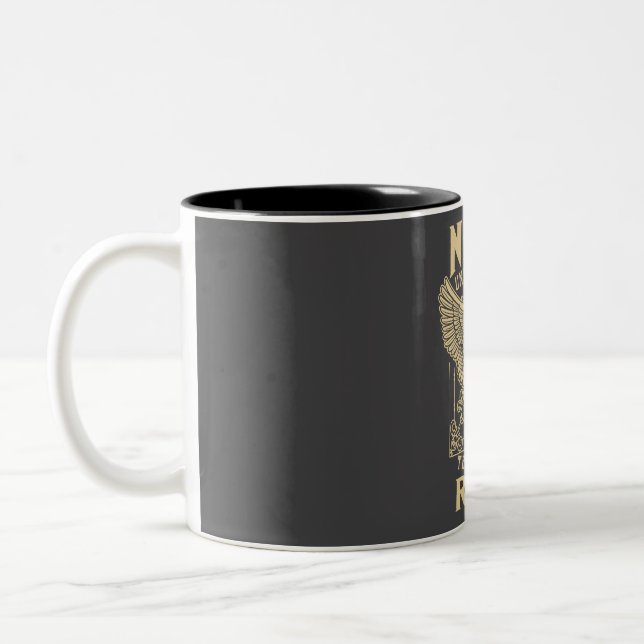 Caneca De Café Em Dois Tons Nunca Subestime O Poder De Reno (Esquerda)